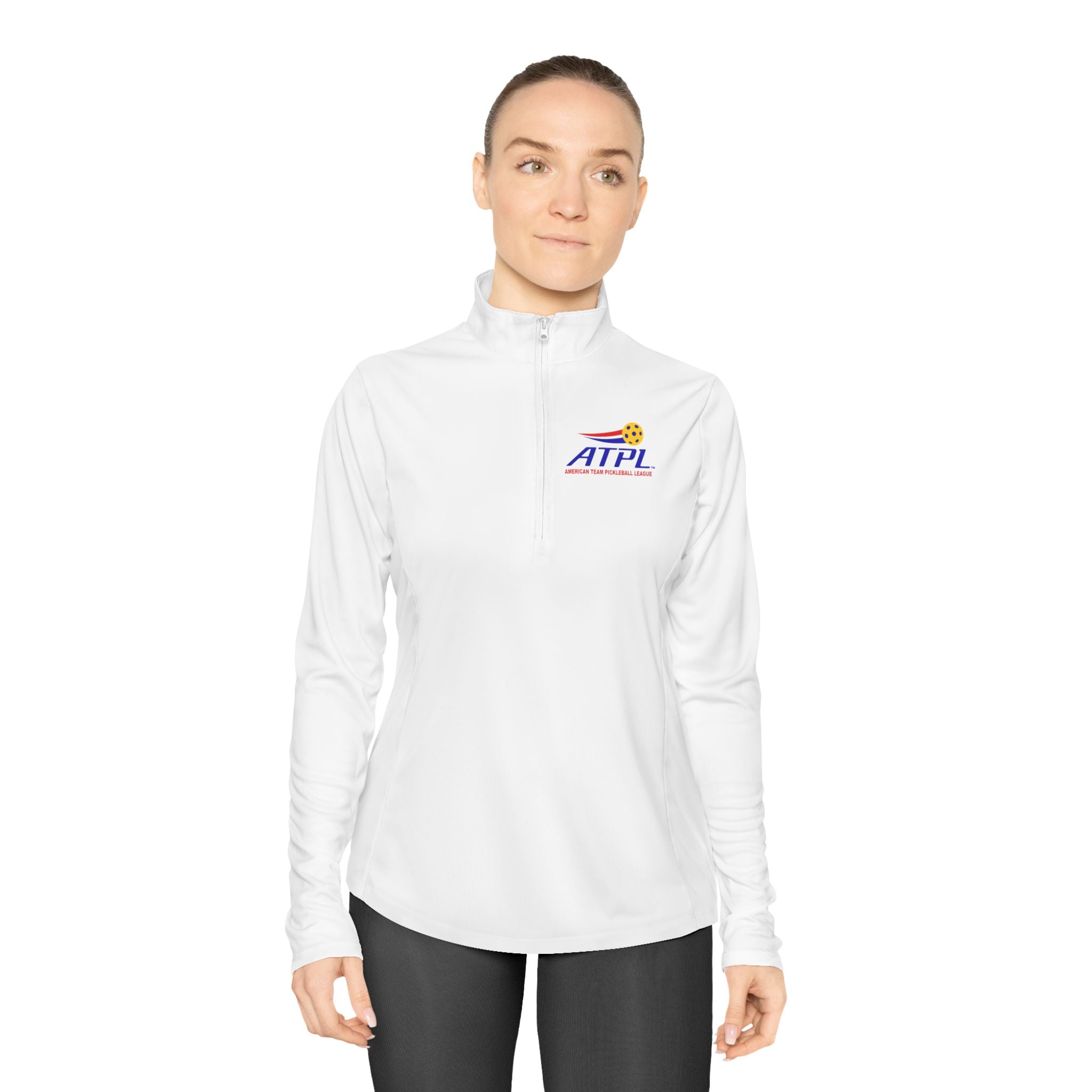 ATPL Sporty Ladies Quarter-Zip Pullover