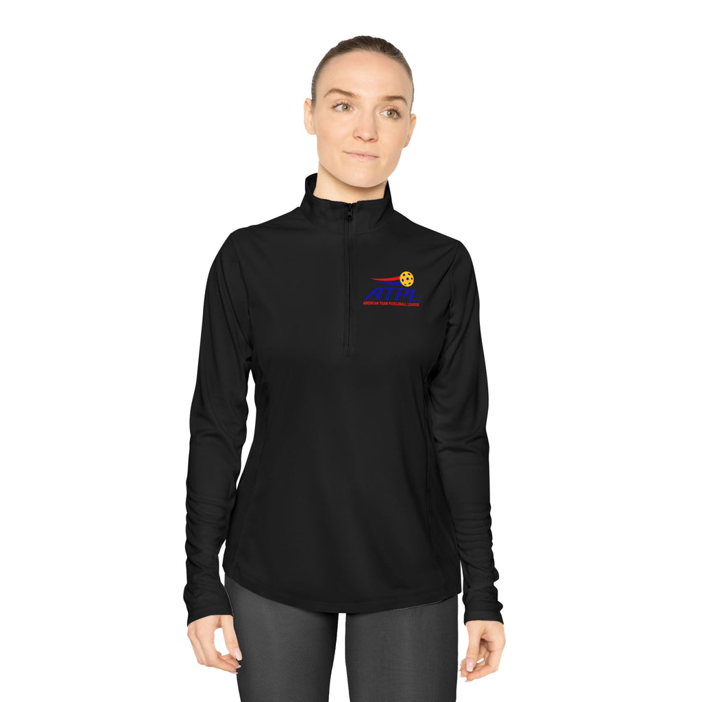 ATPL Sporty Ladies Quarter-Zip Pullover