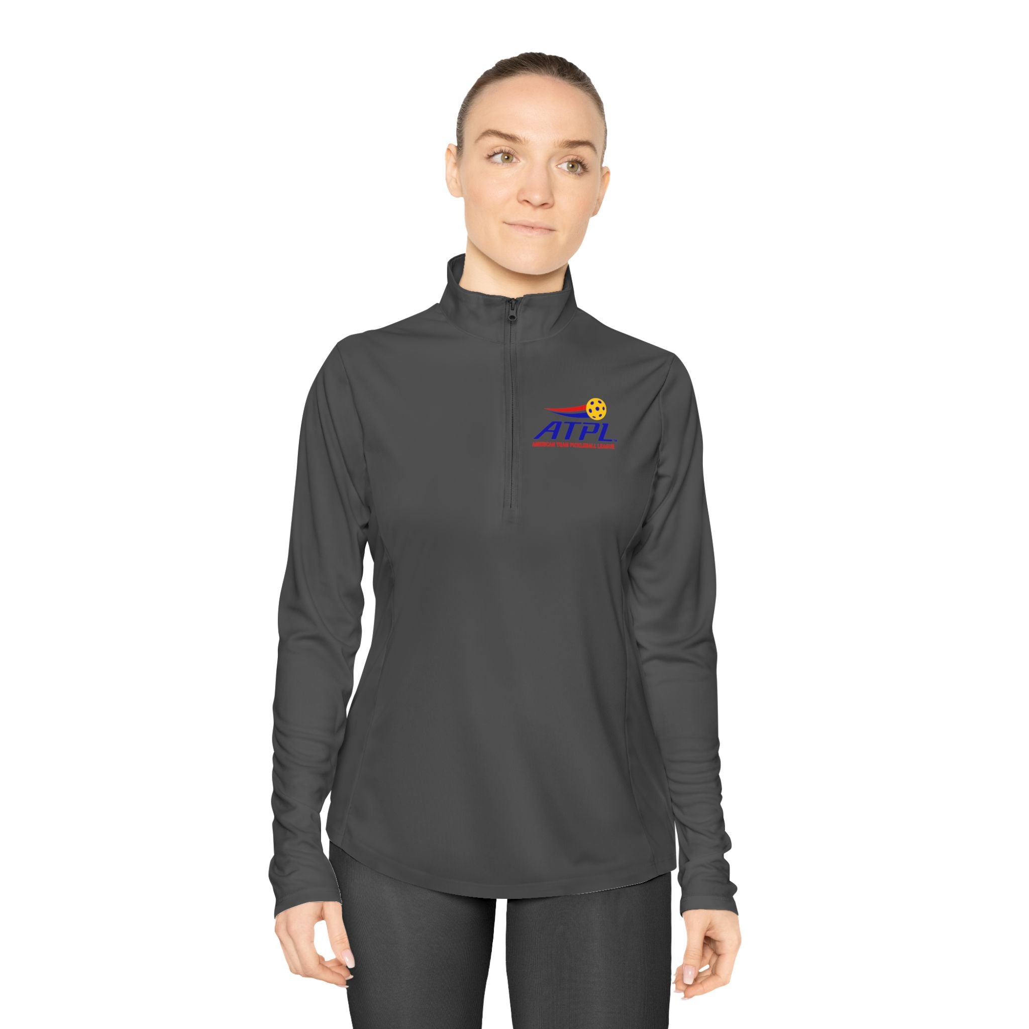 ATPL Sporty Ladies Quarter-Zip Pullover