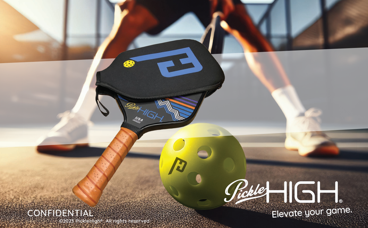 ATPL Preferred Team Paddle: Elevation Pro5 Ultimate Hybrid by PickleHigh®